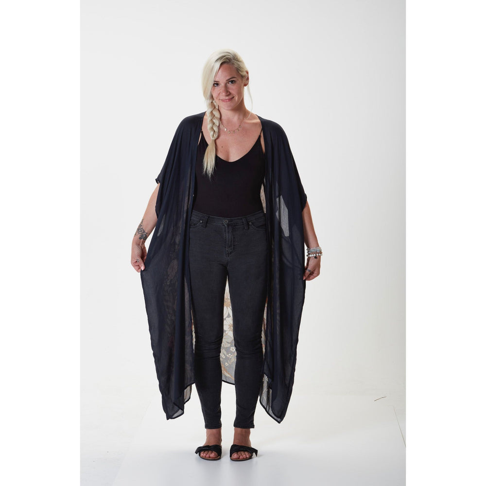 Kimono black clearance cardigan